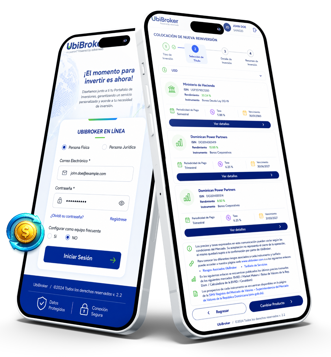 Etapas de implementación de UbiBroker